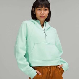 Lululemon Scuba Oversized Half-Zip Hoodie - Wild Mint